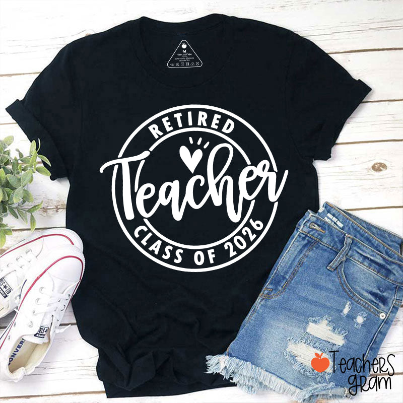 Personalized Looking Forward To Retirement Teacher T-Shirt