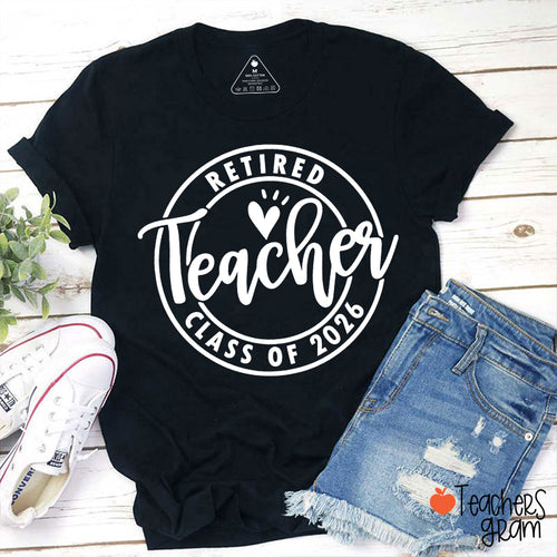 Personalized Looking Forward To Retirement Teacher T-Shirt