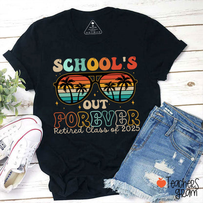 Personalized Bruh School's Out Forever Teacher T-Shirt