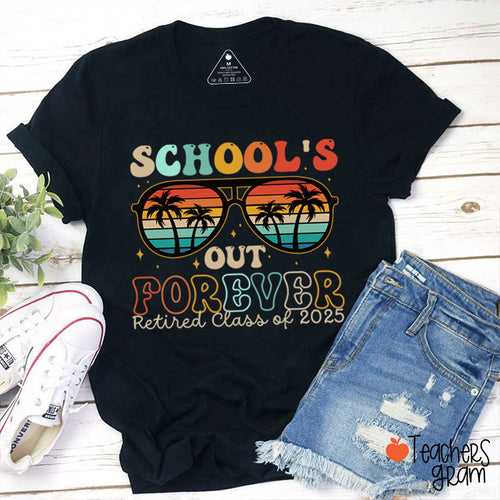 Personalized Bruh School's Out Forever Teacher T-Shirt