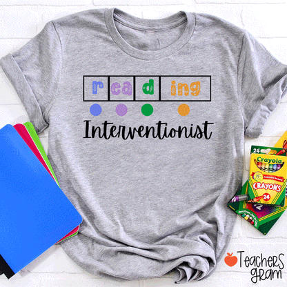 Reading Interventionist Teacher T-Shirt