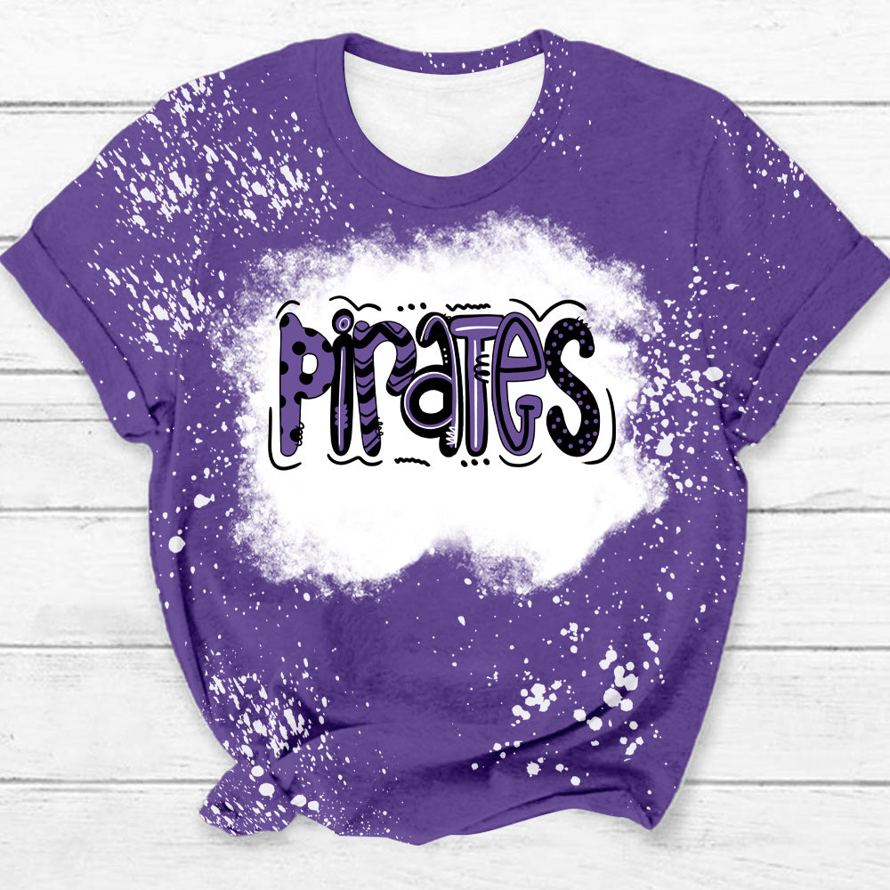 Personalized Team Spirit Sublimated Mascot Teacher Printed Super Soft T-Shirt