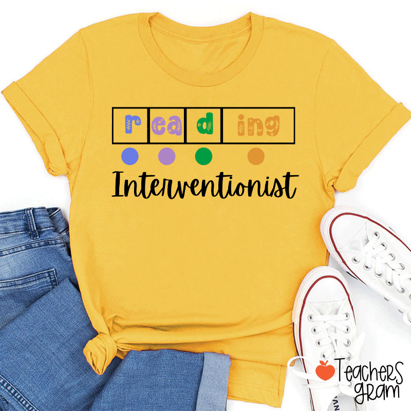 Reading Interventionist Teacher T-Shirt