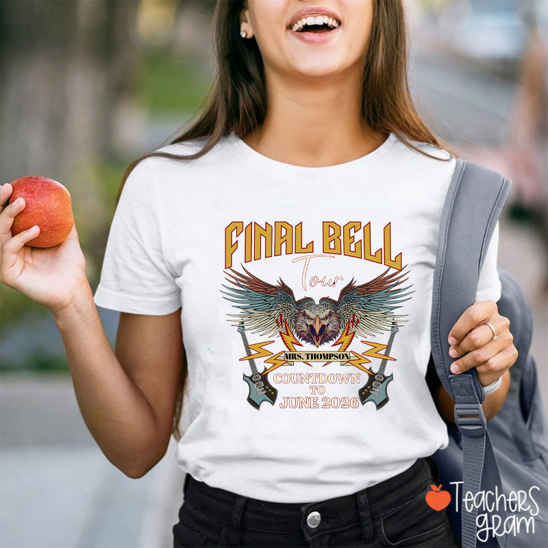Personalized Funny Retirement Countdown Teacher T-Shirt