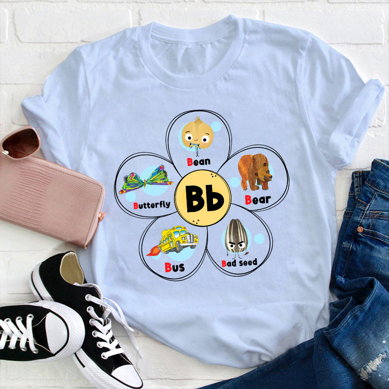 Food Group Butterfly Teacher T-Shirt