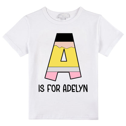 Personalized Name Happy First Day Of School Class T-Shirt