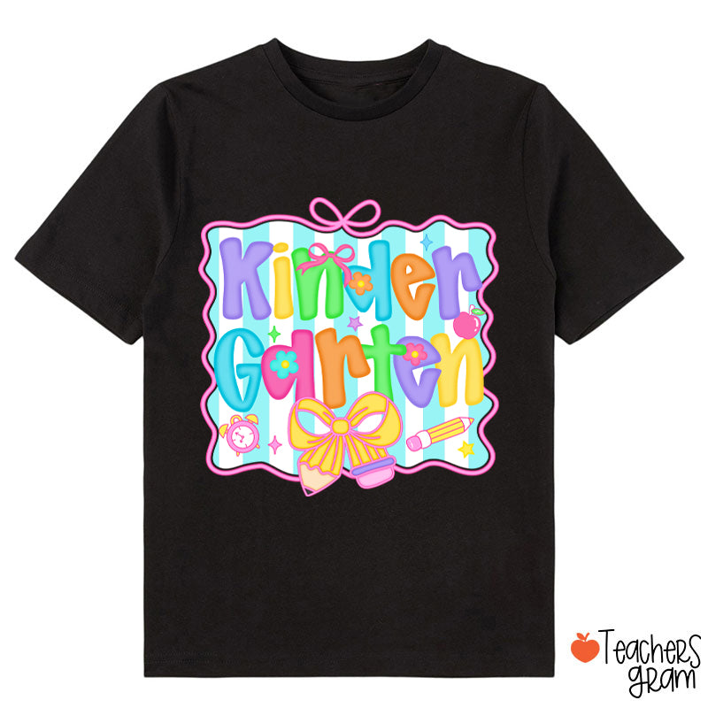 Personalized Grade Bow Tie Board Class T-Shirt