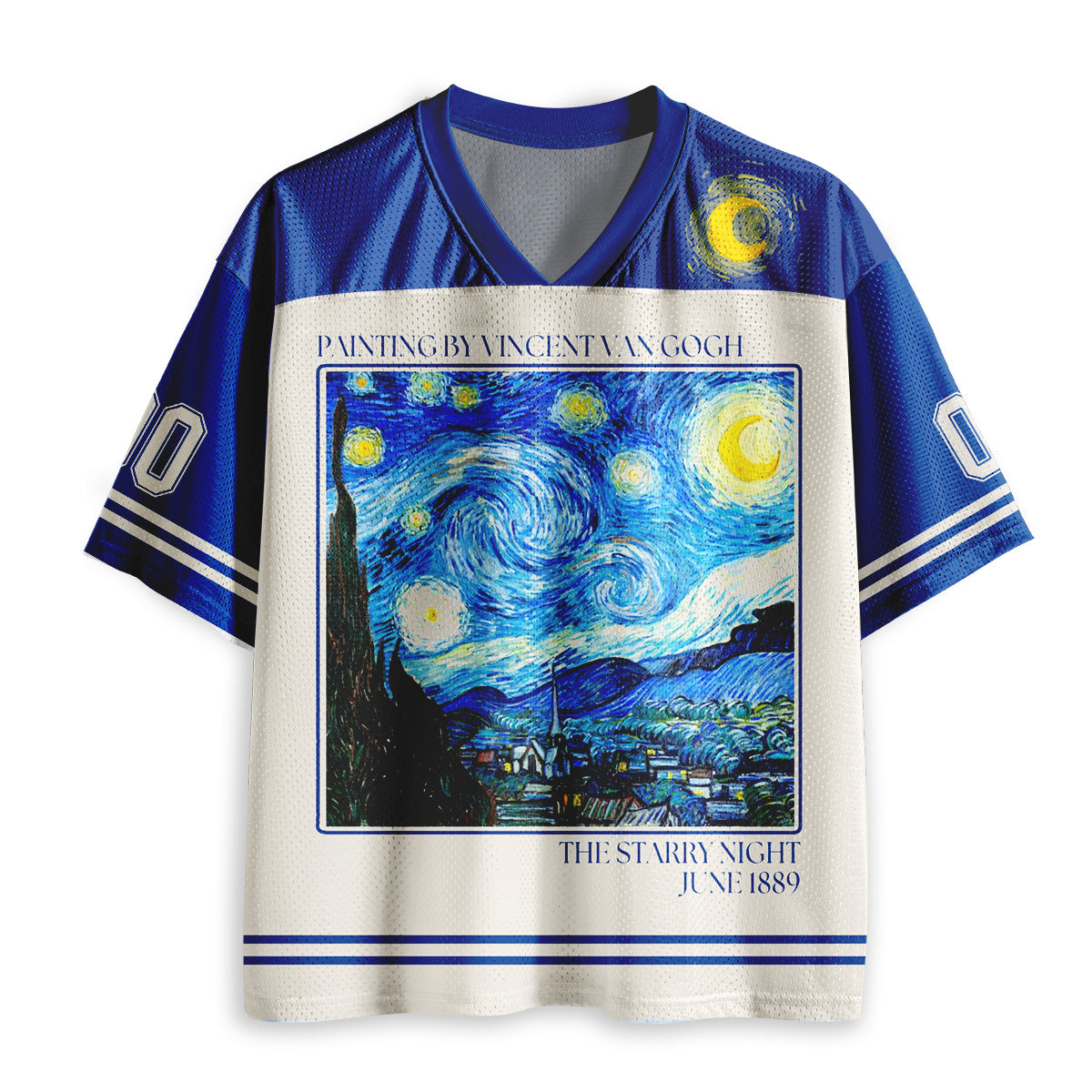 Personalized Number Starry Night Teacher Mesh Jersey
