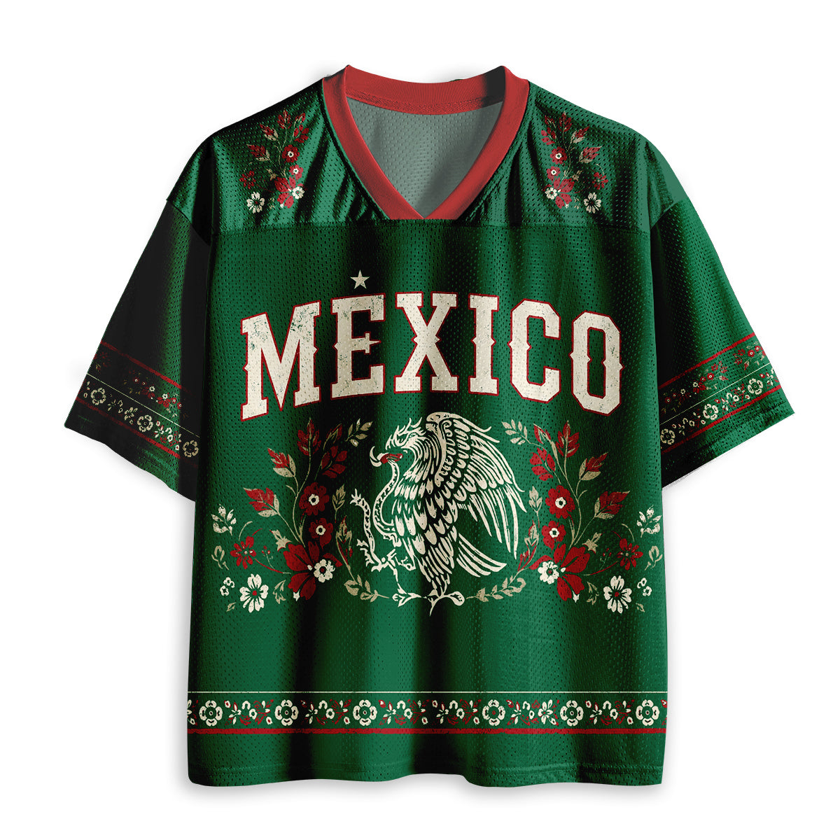 Personalized Mexico Inspired Game Day Teacher Mesh Jersey