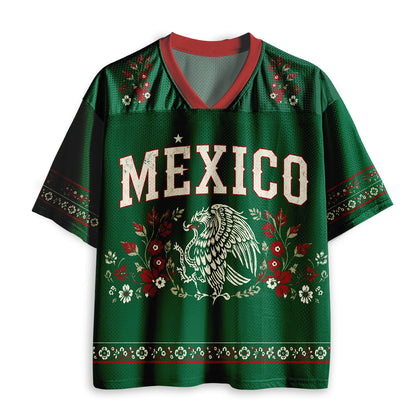 Personalized Mexico Inspired Game Day Teacher Mesh Jersey