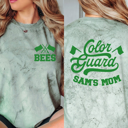 Personalized Mascot Color Guard Spirit Teacher Printed Super Soft T-Shirt