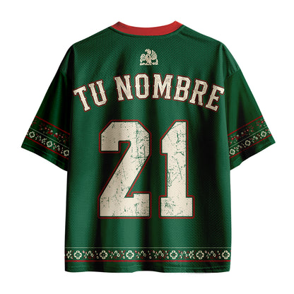 Personalized Mexico Inspired Game Day Teacher Mesh Jersey