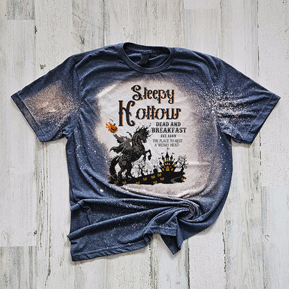 Sleepy Hollow Headless Horseman Teacher Printed Super Soft T-Shirt