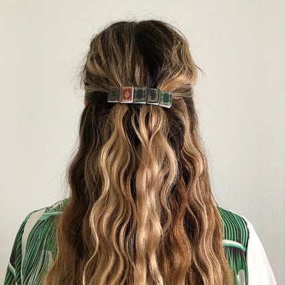 Miniature Book Hair Clip Barrette Teacher