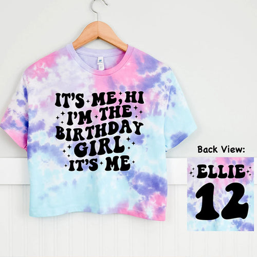 Personalized It's Me Hi I'm The Birthday Kid Printed Class T-Shirt