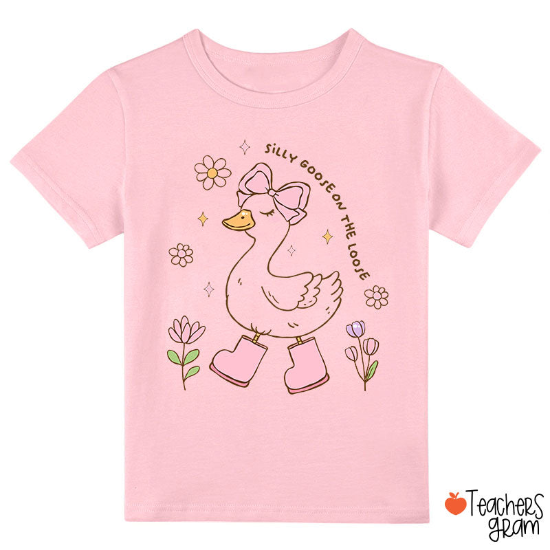 Funny Silly Goose On The Loose Class T-Shirt