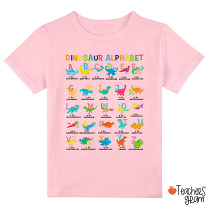Dinosaur Alphabet Class T-Shirt
