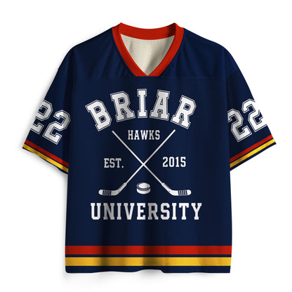 Personlized College Campus Hockey Teacher Mesh Jersey