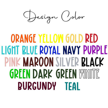 Personalized Colorful Glitter Letters Stacked Arrangement Teacher Printed Super Soft T-Shirt