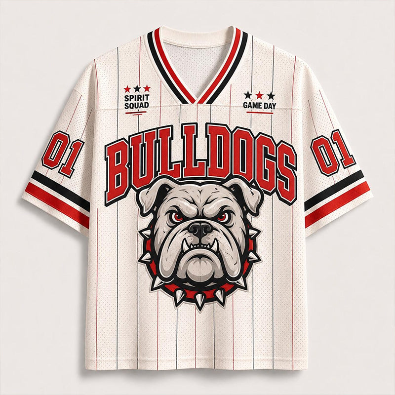 Personalized Mascot School Spirit Game Day Teacher Mesh Jersey