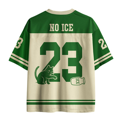 Personalized Cat No Ice Teacher Mesh Jersey