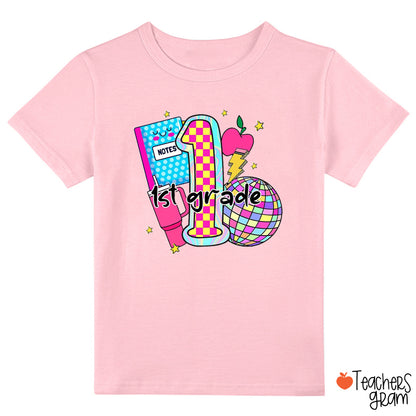 Personalized Grade Notebook Light Ball Water Cup Apple Pencil Class T-Shirt