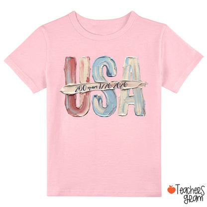 Watercolor USA 250 Years Class T-Shirt