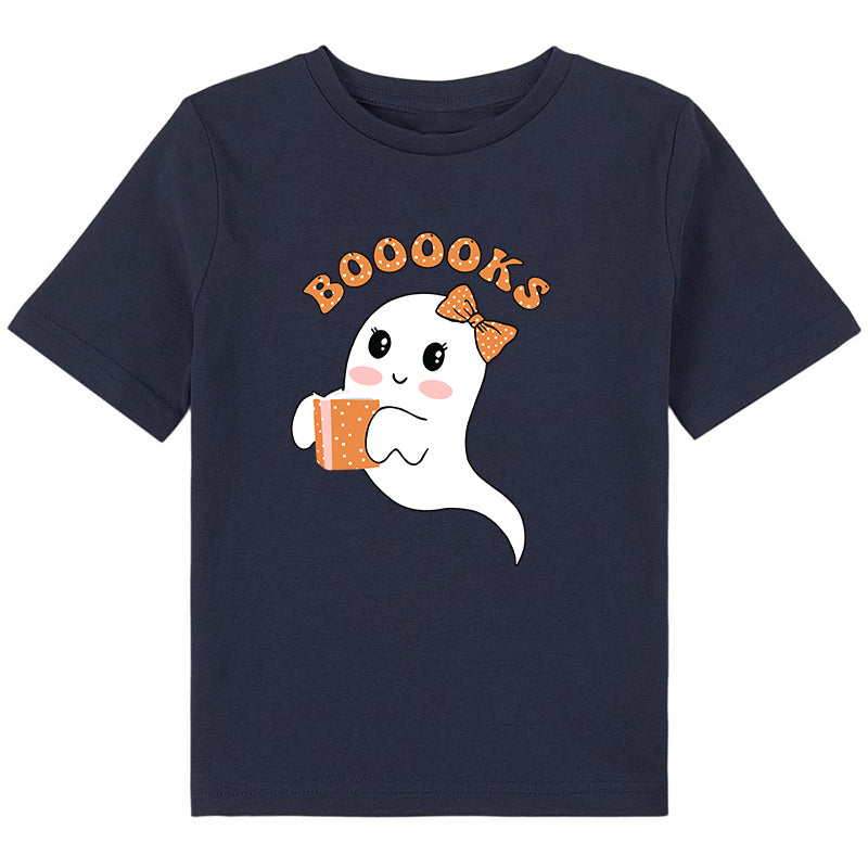 Lovely Ghost Reading Booooks Class T-Shirt