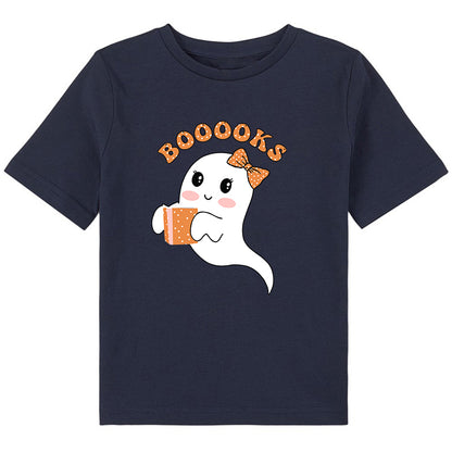 Lovely Ghost Reading Booooks Class T-Shirt