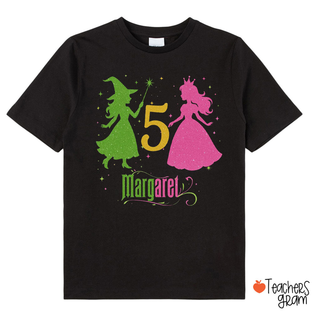 Personalized Name And Age Wicked Birthday Class T-Shirt