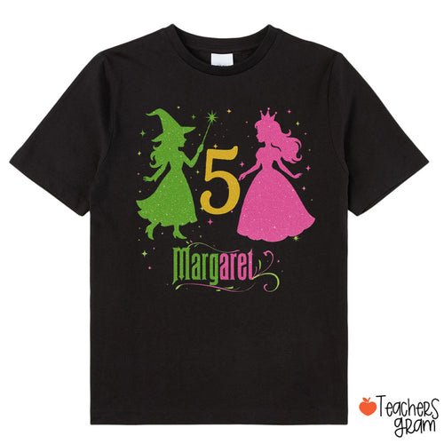 Personalized Name And Age Wicked Birthday Class T-Shirt