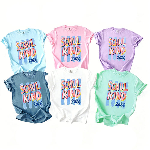 Personalized Schulkind Stripes Class T-Shirt