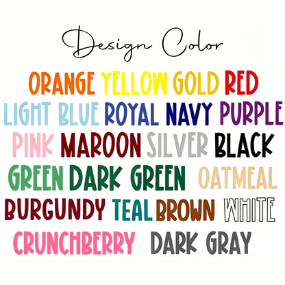 Personalized Mascot And Sport Faux Glitter Teacher Printed Super Soft Two Sided T-Shirt