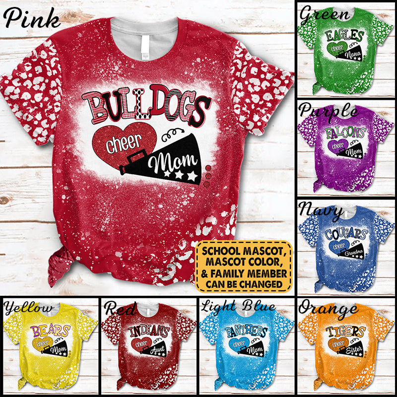Personalized Mascot I Cheer You On Teacher Printed Super Soft T-Shirt