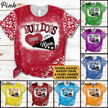 Personalized Mascot I Cheer You On Teacher Printed Super Soft T-Shirt
