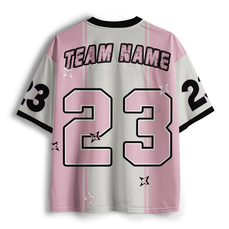 Personalized Team Name And Number Football Teacher Mesh Jersey