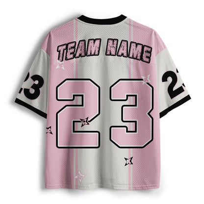 Personalized Team Name And Number Football Teacher Mesh Jersey