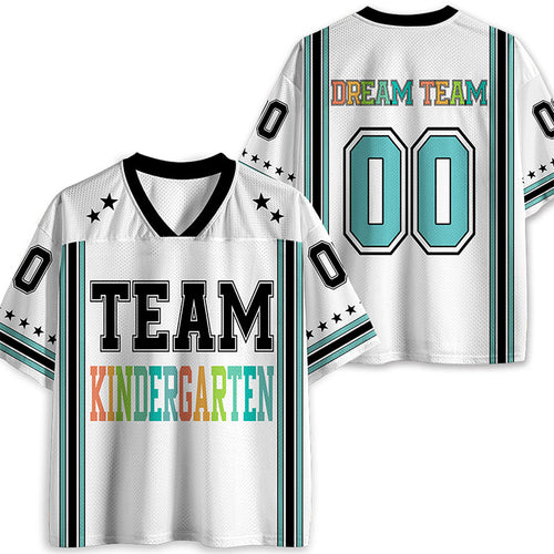 Personalized Grade And Number Star Teacher Mesh Jersey