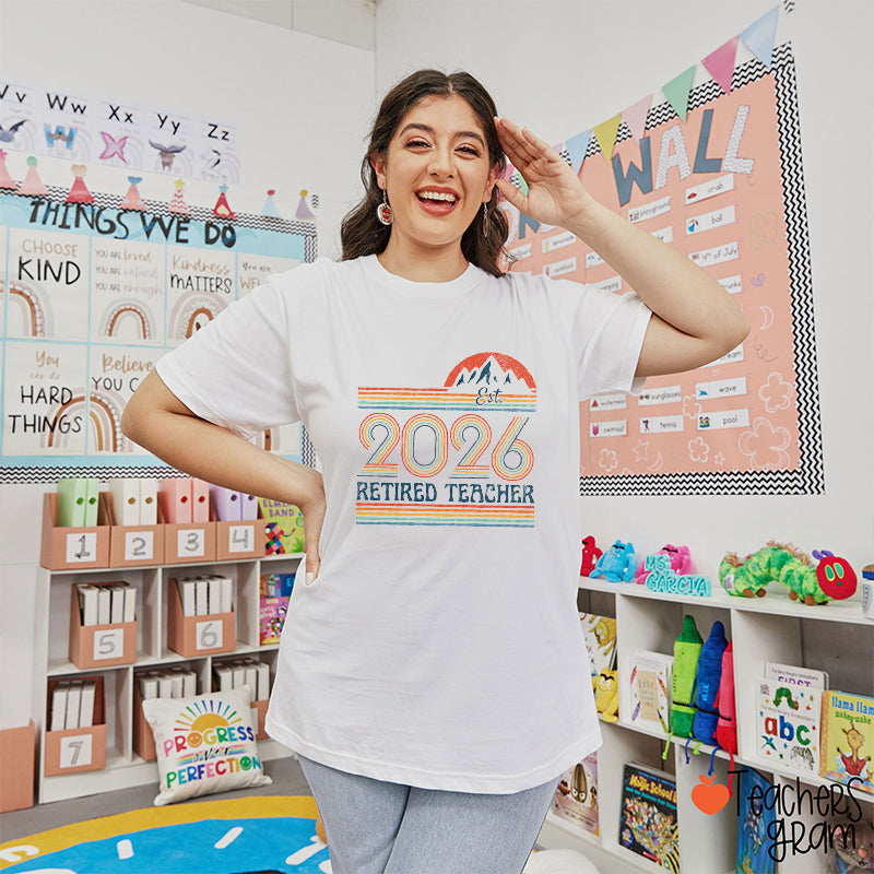 Personalized Teaching Retirement Teacher T-Shirt