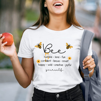 Bee Humble Kind Fun Teacher T-Shirt