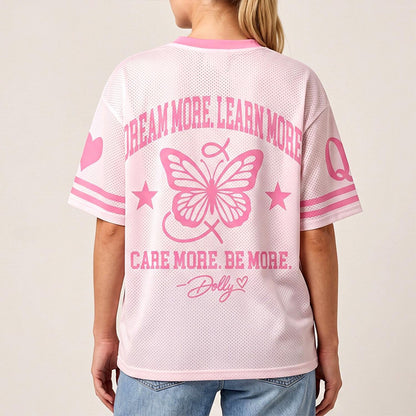Dolly Butterfly Heart Teacher Mesh Jersey