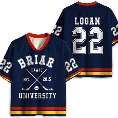 Personlized College Campus Hockey Teacher Mesh Jersey
