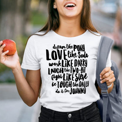 Famous Book Character Names Teacher T-Shirt