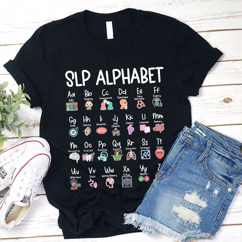 SLP Alphabet Teacher T-Shirt
