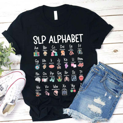 SLP Alphabet Teacher T-Shirt