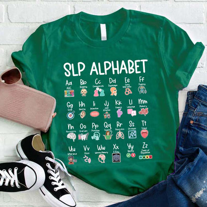 SLP Alphabet Teacher T-Shirt