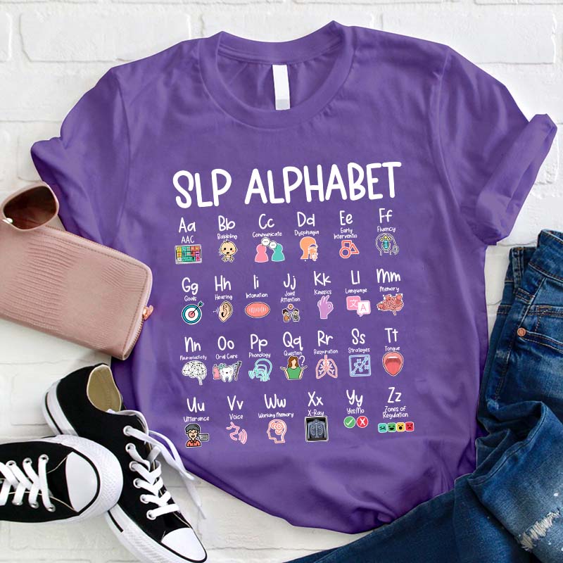 SLP Alphabet Teacher T-Shirt