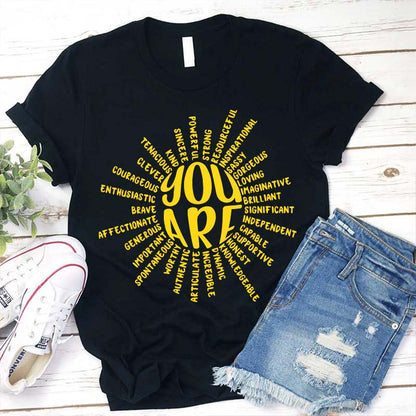 Believe In Yourself You Are Great Teacher T-Shirt