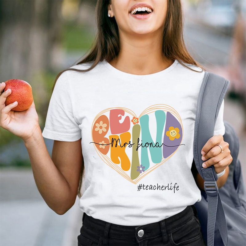 Personalized Be Kind T-Shirt