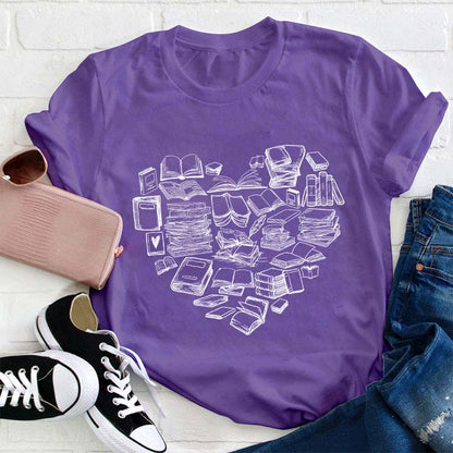 Read Many Books Teacher T-Shirt